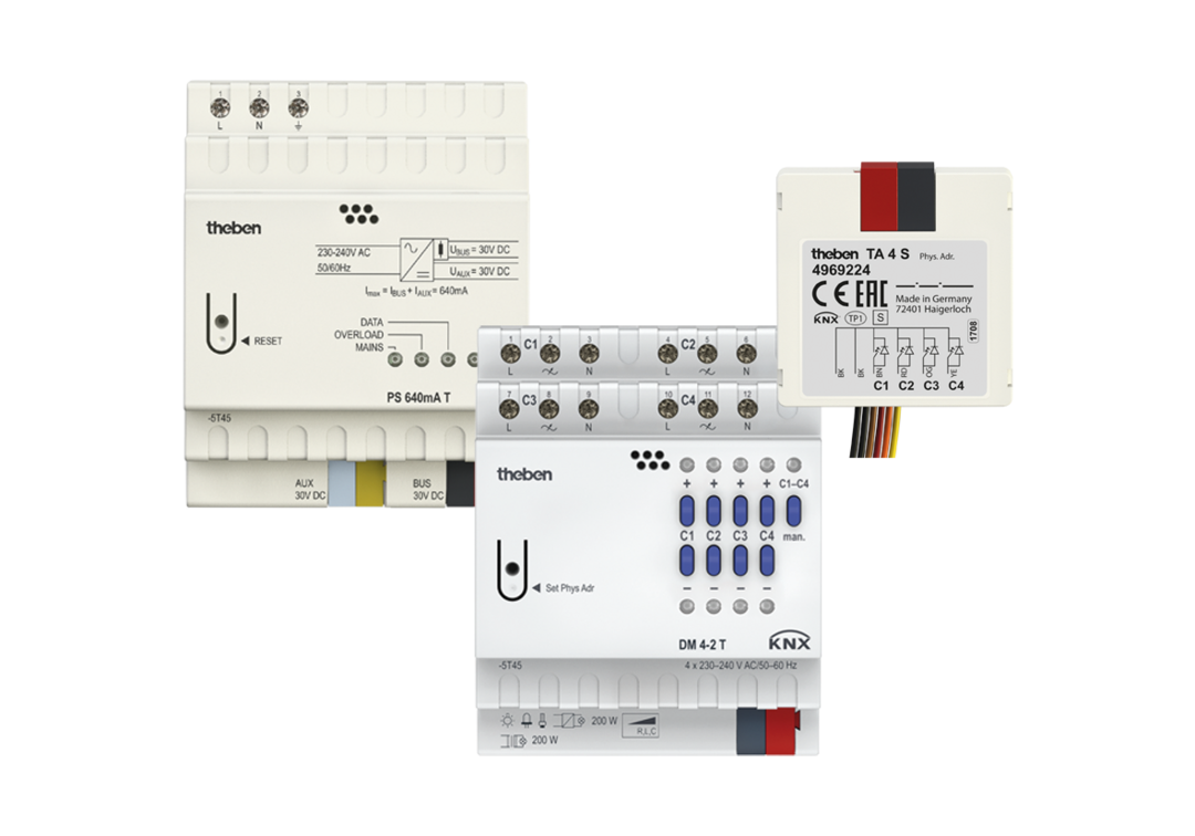 KNX Set 1 FIX System devices KNX Home and Building control Theben